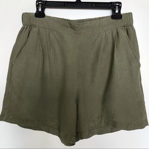 🛍️Linen green shorts